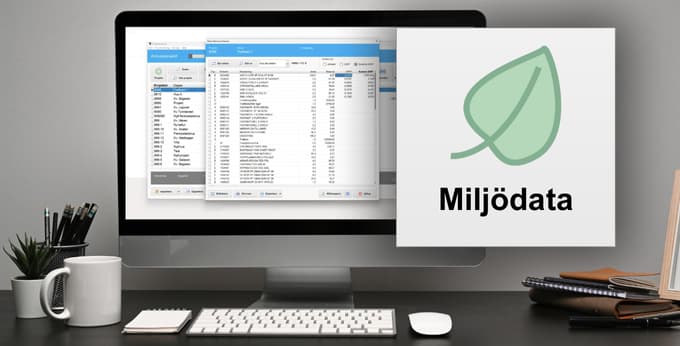 EL-VIS Importera miljödata med EL-VIS Miljöberäkningar